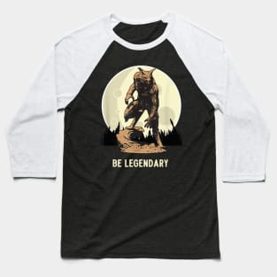 Werewolf Be Legendary - Motivational Inspirational Baseball T-Shirt